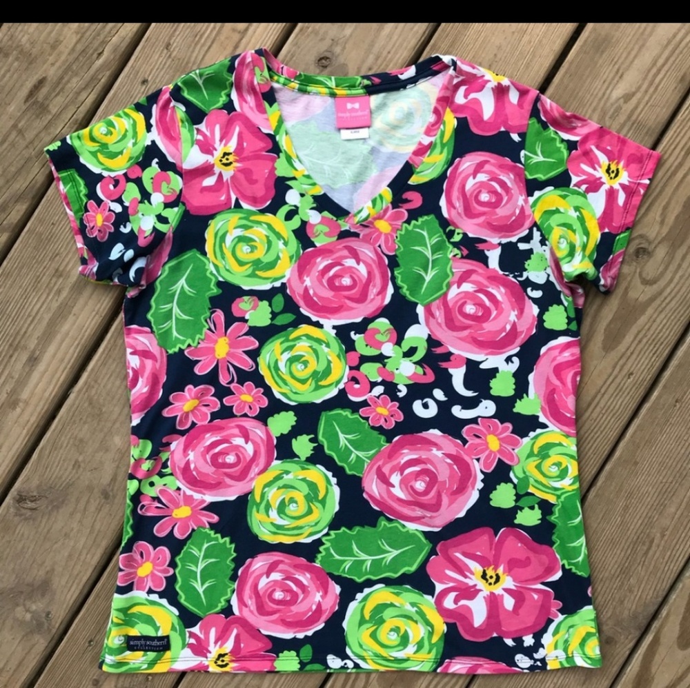 Simply southern flower shirt